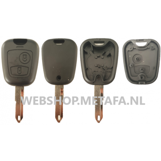 PSA-S23B PEUGEOT BEHUIZING, 2 KNOPS, PROFIEL RN30 (NE73)