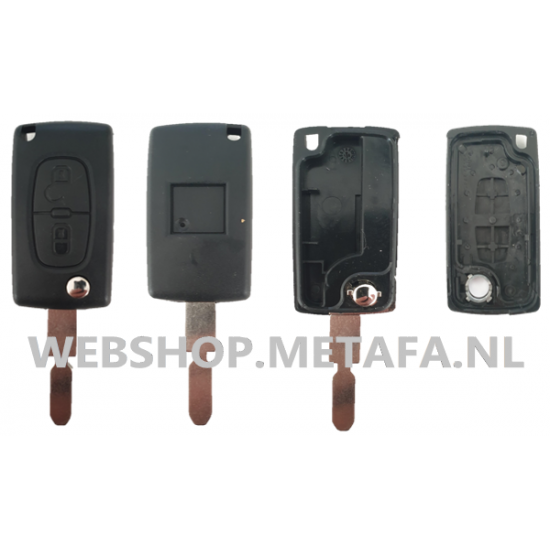 PSA-S04B PEUGEOT BEHUIZING, 2 KNOPS, PROFIEL PG31 (NE78)