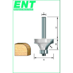 AFRONDFREES HM R12.7 MET LAGER KOLF 8MM