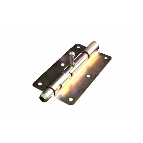 PLAATGRENDEL N.M. 120MM GEEL VERZINKT