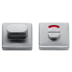 Vierkant toiletgarnituur vrij en bezet RVS IND-331 Vierkant toiletgarnituur vrij en bezet RVS IND-331