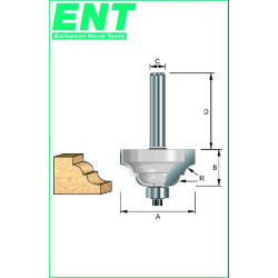 KLASSIEKE PROFIELFREES HM R4.8 MET LAGER KOLF 8MM KLASSIEKE PROFIELFREES HM R4.8 MET LAGER KOLF 8MM
