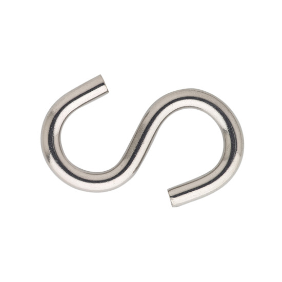 S-haak 4 mm RVS S-haak 4 mm RVS