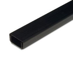 2MTR.LEIDINGLIJSTKLIK 20X10+PLAK ZW 2MTR.LEIDINGLIJSTKLIK 20X10+PLAK ZW