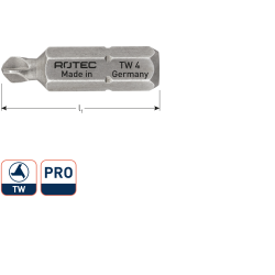 SCHROEFBIT BASIC, C6.3, TW 3X25 SCHROEFBIT BASIC, C6.3, TW 3X25