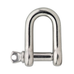 D-sluiting 08 mm RVS per stuk gelabeld