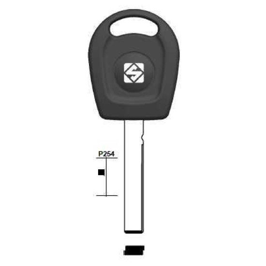 SILCA HU162ATE AUTOSLEUTEL Z CHIP
