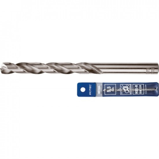 HSS-G SPIRAALBOOR, DIN 338, TYPE N, ø5,0 KVP (VPE 1)