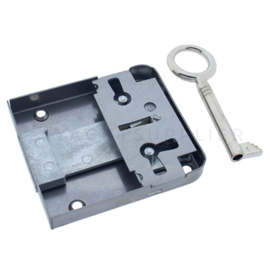 Oplegslot of meubelslot met sleutel doornmat 45mm