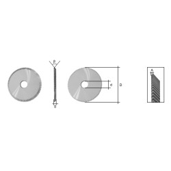 MH01 RIC01720BF HSS PRISMA FREES CARAT/BRAVO 80X5X16 MH01 RIC01720BF HSS PRISMA FREES CARAT/BRAVO 80X5X16