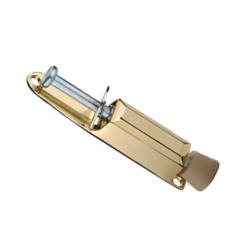 Deurvastzetter vermessingt 127mm