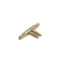 Meubel inboorpaumelle 11x80 mm vaaskop model vermessingd Meubel inboorpaumelle 11x80 mm vaaskop model vermessingd