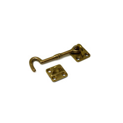 Kajuithaak 200 mm messing gepolijst