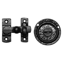 TH6115060075 SMEEDIJZER ZWART, TOILETSLUITING TH6115060075 SMEEDIJZER ZWART, TOILETSLUITING