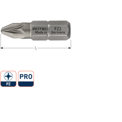 SCHROEFBIT BASIC, C6.3, PZ 3X25 SCHROEFBIT BASIC, C6.3, PZ 3X25