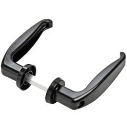Aluminium klinkstel in zwart voor profielen 40 x 50 mm Aluminium klinkstel in zwart voor profielen 40 x 50 mm