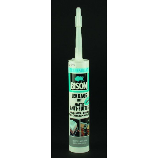 BISON LEKKAGEKIT TRANSPARANT CRT 300ML*12 NLFR BISON LEKKAGEKIT TRANSPARANT CRT 300ML*12 NLFR