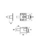 XA veiligheidsoplegslot 3012 SKG* buitendraaiend Silverline 3012-20-90/G XA veiligheidsoplegslot 3012 SKG* buitendraaiend Silverline 3012-20-90/G