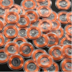 Disc tag PET EM4102 ID 8mm OD 15mm Disc tag PET EM4102 ID 8mm OD 15mm