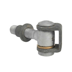 Scharnier kort warmbad gegalvaniseerd met lasmoer - M24 x 84 mm Scharnier kort warmbad gegalvaniseerd met lasmoer - M24 x 84 mm