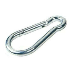 Karabijnhaak 100x10 mm verzinkt