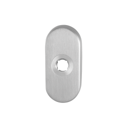 GPF110004100 RVS GEBORSTELD, OVALE CLICK ROZET 70X32X10 MM GPF110004100 RVS GEBORSTELD, OVALE CLICK ROZET 70X32X10 MM