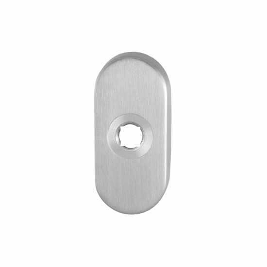GPF1100.04 RVS GEBORSTELD ROZET OVAAL 70X32X10MM GPF1100.04 RVS GEBORSTELD ROZET OVAAL 70X32X10MM