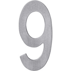 HUIS-NR. 9 RVS HOOGTE ± 150MM