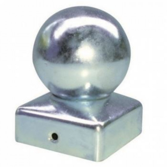 PAALKAP MET BOL VERZINKT 40 X 40 MM Ø40