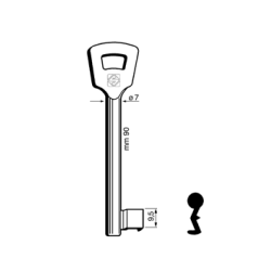 DOP BONT SLEUTEL 7MM -NEMEF 6NFHL(106N) DOP BONT SLEUTEL 7MM -NEMEF 6NFHL(106N)