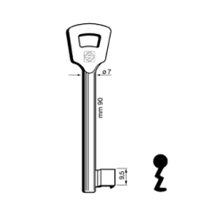 DOP BONT SLEUTEL 7MM -NEMEF 7NFHL(106N) DOP BONT SLEUTEL 7MM -NEMEF 7NFHL(106N)