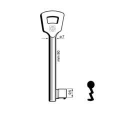 DOP BONT SLEUTEL 7MM -NEMEF 8NFHL(106N) DOP BONT SLEUTEL 7MM -NEMEF 8NFHL(106N)
