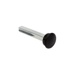 LOCINOX Halve Krukstift 8MM met zwarte dop 70 mm LOCINOX Halve Krukstift 8MM met zwarte dop 70 mm