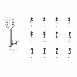 BONTBAARDSLEUTEL NEMEF 51-1 BONTBAARDSLEUTEL NEMEF 51-1