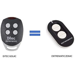 ZEN4C Ditec zender compatible met DITEC GOL4C