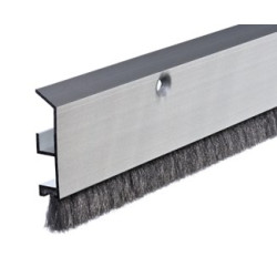 Aluminium dorpelprofiel met zachte borstel ADS-B 100