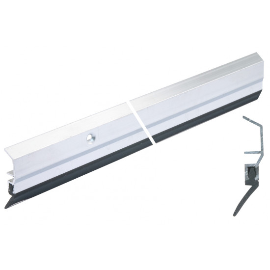 Aluminium dorpelprofiel met zachte borstel ADS-B 100 Aluminium dorpelprofiel met zachte borstel ADS-B 100