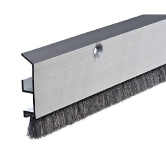 Aluminium dorpelprofiel met zachte borstel ADS-B 100 Aluminium dorpelprofiel met zachte borstel ADS-B 100