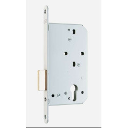 638/17-60 KASTSLOT, DM60MM, VOORPLAAT RVS 20X235MM AFGEROND, MESSING N