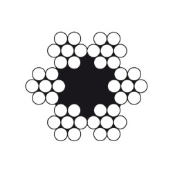 Staalkabel 6x7+1TWK 02 mm Staalkabel 6x7+1TWK 02 mm