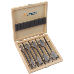 8 DLG. SPEEDBORENSET IN HOUTENKIST 12-32MM