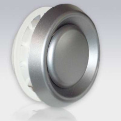 VENTIELROOSTER AFSLUITBAAR & HOGE MONTAGERING & KLEMRING Ø 125 MM,ALU VENTIELROOSTER AFSLUITBAAR & HOGE MONTAGERING & KLEMRING Ø 125 MM,ALU