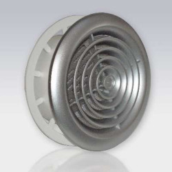 VENTILATIEROOSTER & HOGE MONTAGERING & KLEMRING Ø 100 MM,ALU VENTILATIEROOSTER & HOGE MONTAGERING & KLEMRING Ø 100 MM,ALU