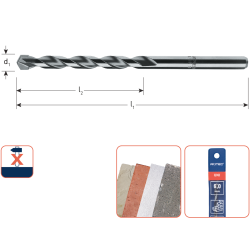 UNIDRE MULTIFUNCTIONELE BOOR, ø4,0X40/75 UNIDRE MULTIFUNCTIONELE BOOR, ø4,0X40/75