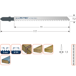 DECOUPEERZAAGBLAD DC210 / T301CD DECOUPEERZAAGBLAD DC210 / T301CD