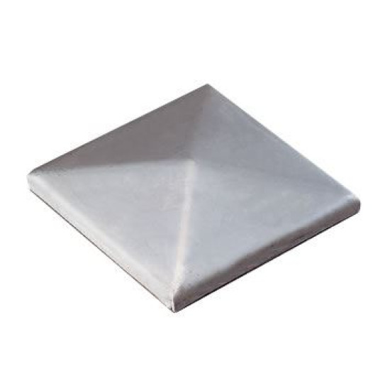 PAALKAP RVS VIERKANT 80 X 80 MM PAALKAP RVS VIERKANT 80 X 80 MM