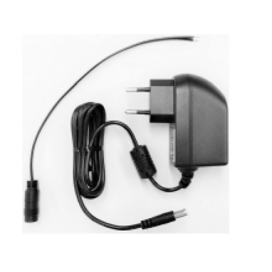 VOEDING 12VDC/2A INCL. EXTENSION JACK