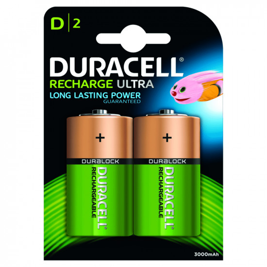 DURACELL MONO-GROOT [2X] 1.2VOPLAADBAAR HR20 / D2
