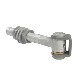 Scharnier lang warmbad gegalvaniseerd met moeren - M20 x 158 mm Scharnier lang warmbad gegalvaniseerd met moeren - M20 x 158 mm