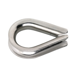 Kous 5-6 mm RVS AISI 316 per stuk gelabeld Kous 5-6 mm RVS AISI 316 per stuk gelabeld